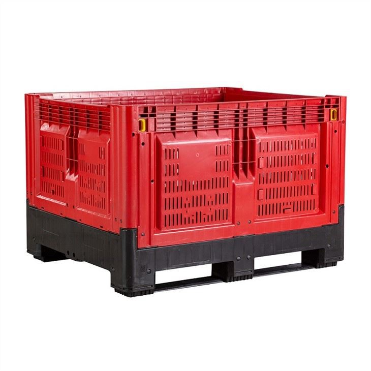 Collapsible Plastic Container For Packaging