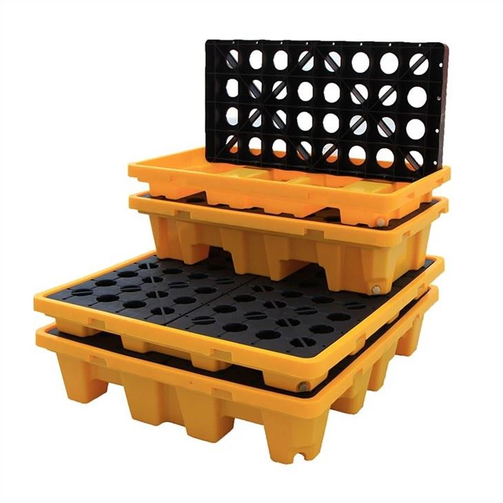 Acid-resistant-heavy-duty-spill-pallet