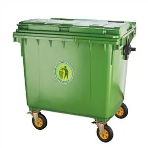 1100L/660L Plastic Waste Bin
