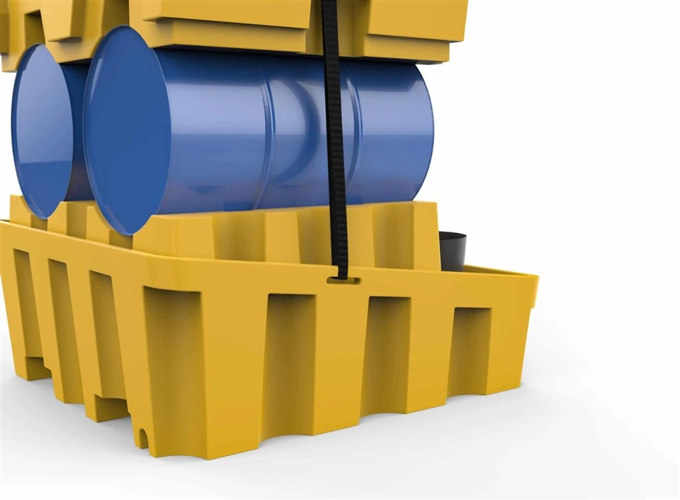 4 Drum Stacking Spill Containment Tray Manufacturer
