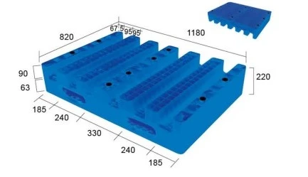 Plastic Automatic Unloading Pallet for Push-Pull System Plastic Automatic Unloading Pallet for Push-Pull System