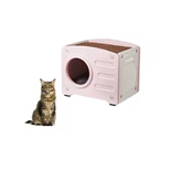 Пластиковый закрытый водонепроницаемый укрытие для домашних животных с царапиной доской